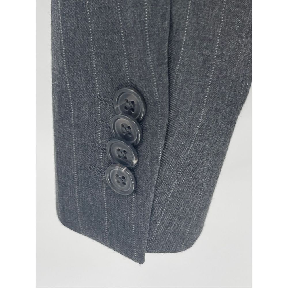 Banana Republic Blazer Suit Jacket‎ Men Size 38 Gray Stripe - Picture 4 of 11
